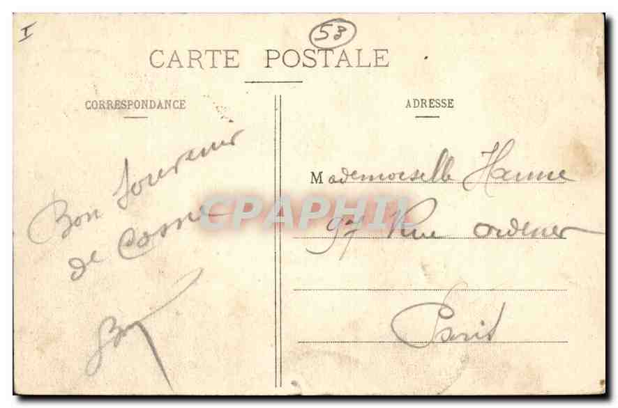 Kasteel van Vergeres, bij SUILLY-la-TOUR — H. Pontaut, uitgever, Cosne (Nièvre) — Achterkant
