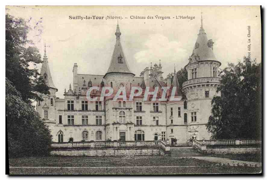 Suilly-la-Tour (Nièvre) — Kasteel van de Vergers - De Klok — uitgegeven door La Charité
