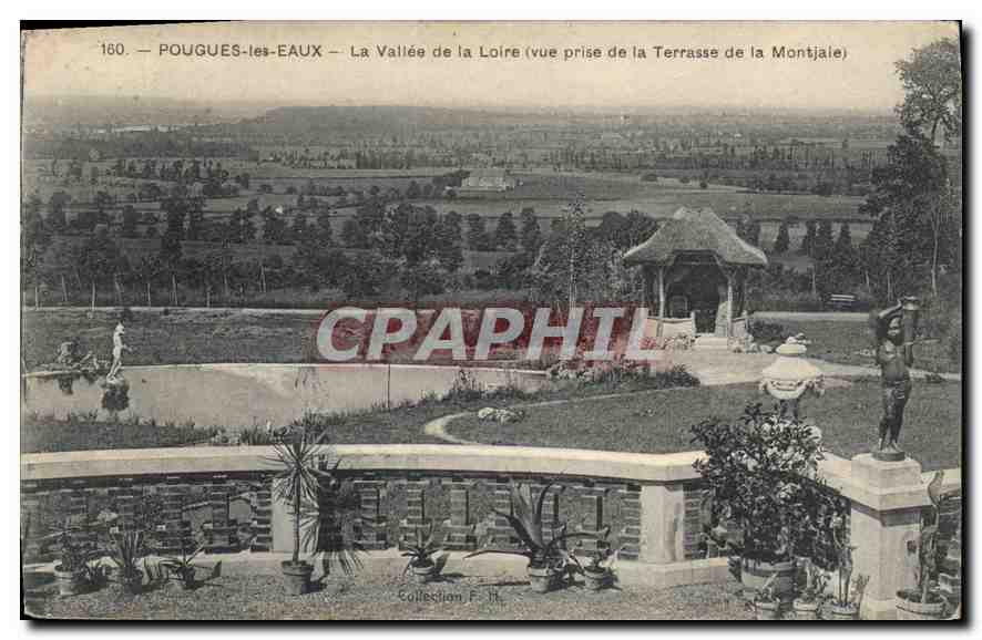 Pouguès-les-Eaux — La Vallée de la Loire (vue prise de la Terrasse de la Montjaile) — Collection F. 18