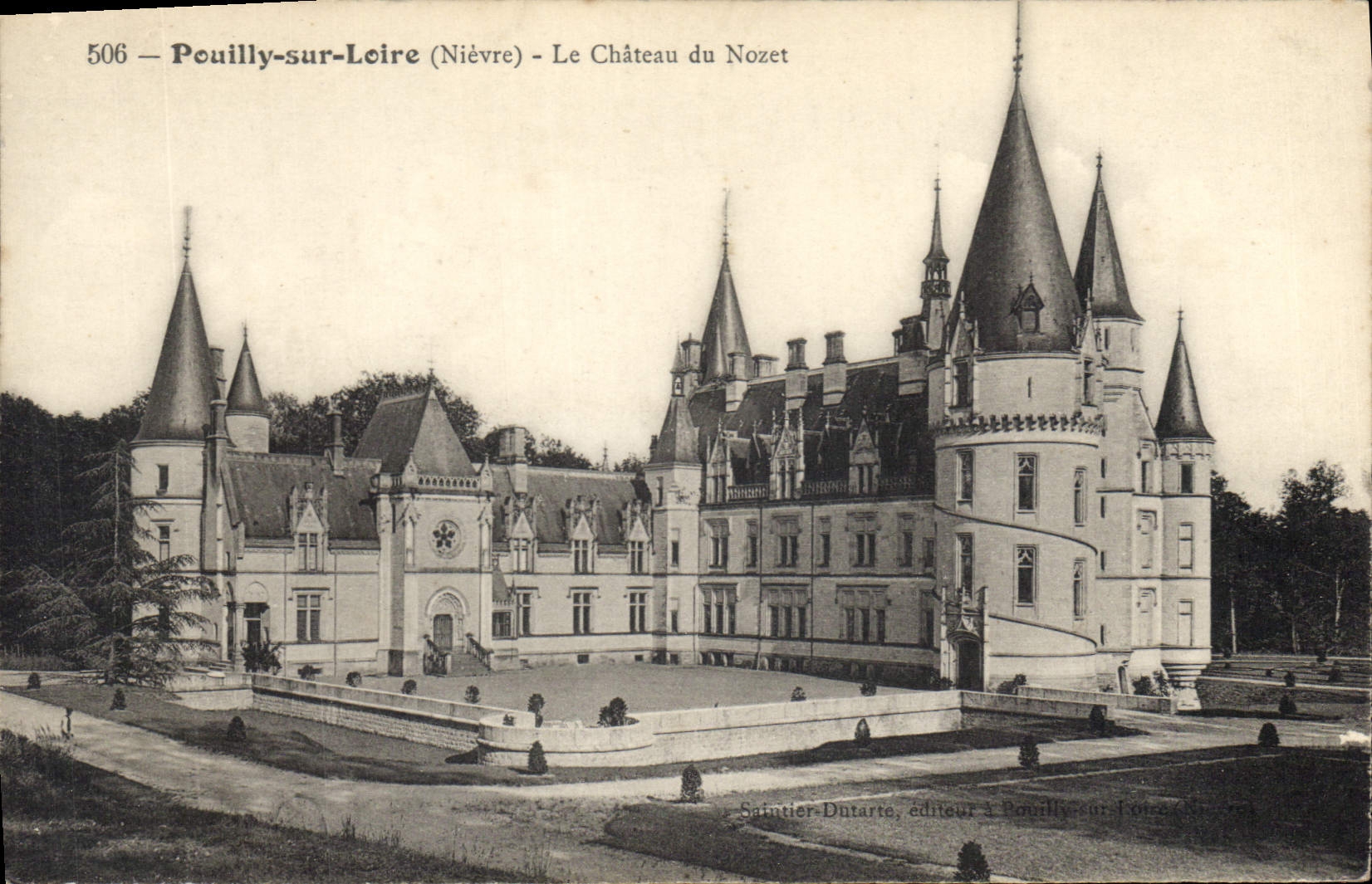 CPA Pouilly sur Loire Nievre Le Chateau du Nozet 