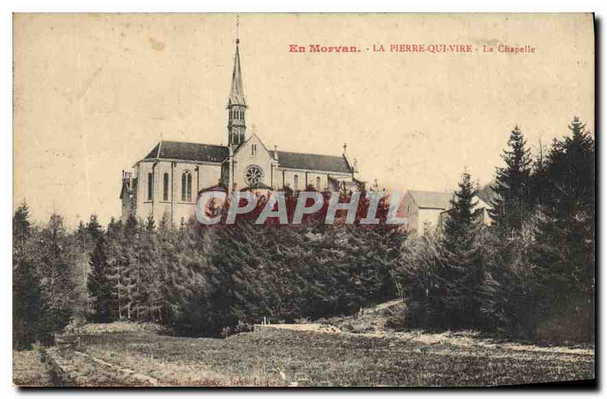 CPA En Morvan La Pierre Qui vire La Chapelle 