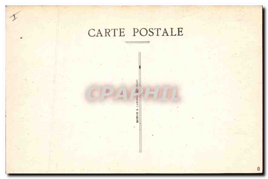 CPA Le Cantal Pittoresqu Aurillac Interieure du Square Le Bassin  — Verso