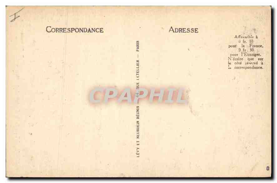 CPA Aurillac Porte d'entree de la Maison Consulaire Serpent — Rückseite