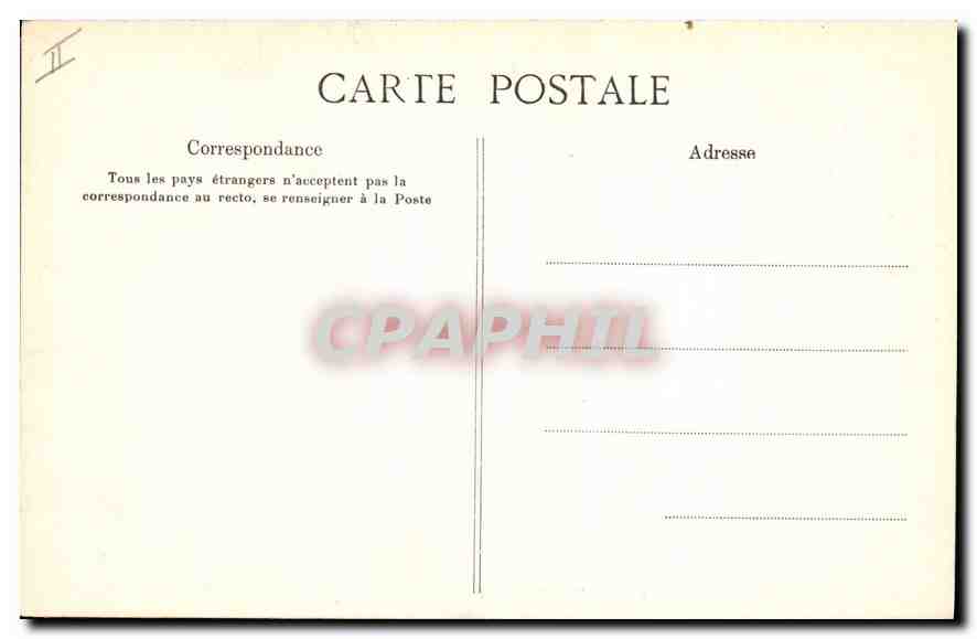CPA Le Cantal Pittoresque Aurillac Porte de l'Hotel consulaire  — Rückseite