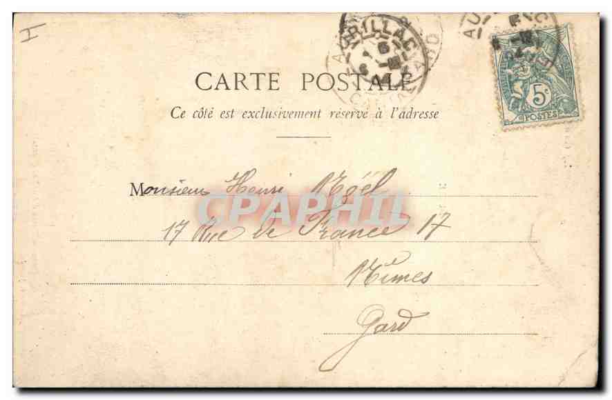 CPA Le Cantal Illustre Porte de Musee d'Aurillac Cantal  — Rückseite