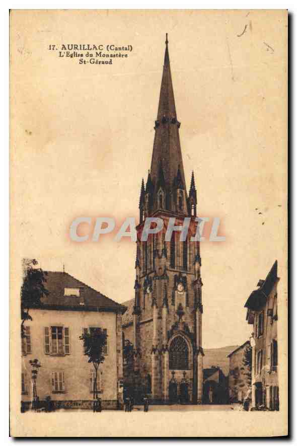 CPA Aurillac Cantal L'eglise du monastere St Geraud