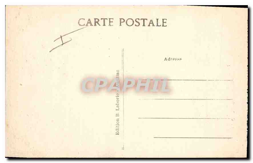 CPA Le Cantal Pittoresque Aurillac La Basilique St Geraud  — Back