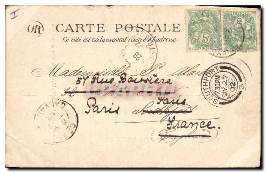 CPA Le Cantal Illustre Aurillac Maison Consulaire  — Rückseite