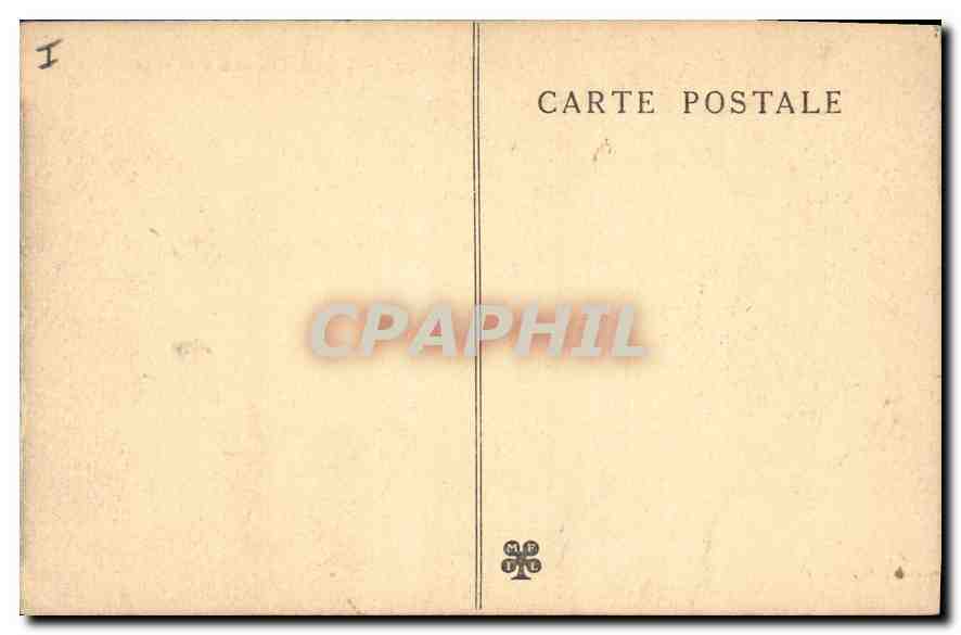 CPA l'Auvergne Cantal Chateau d'Alleuze  — Back
