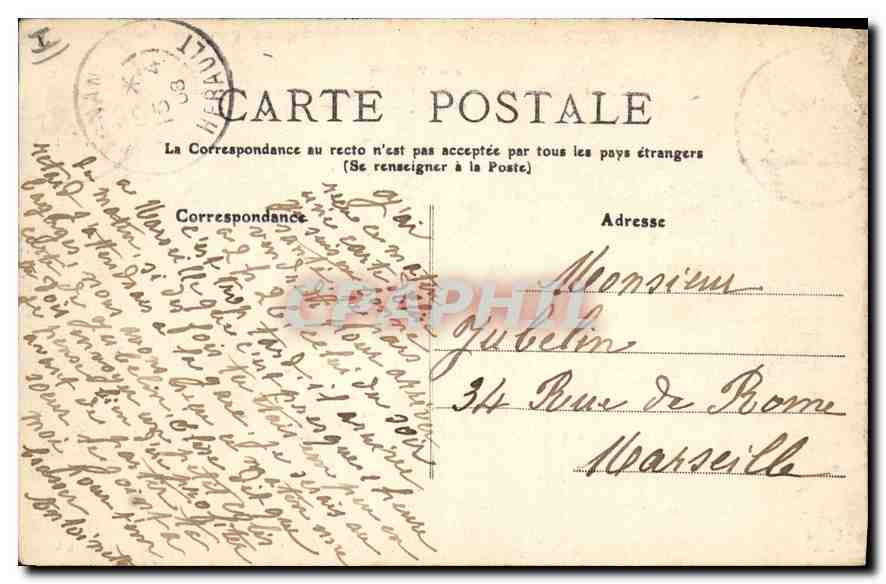 CPA l'Auvergne Cantal Le Loiran la Font Alagnon le Col de Rombiere et le Puy Griou  — Back