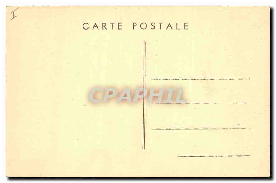 CPA Carlat Cantal Escalier de la Reine  — Verso