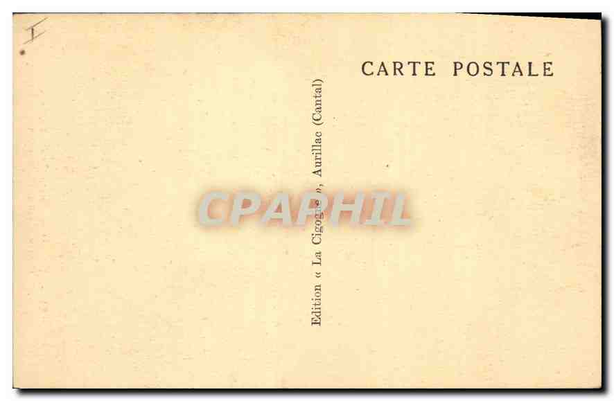 Falaise et Chaos de Casteltinet — Haute Vallée de la Cère — Édition « La Cigogne », Aurillac — Reverso