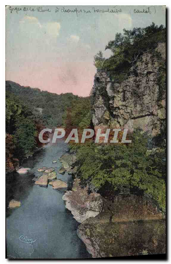 CPA Champs sur Tarentaine Cantal Gorges de la Rhue 