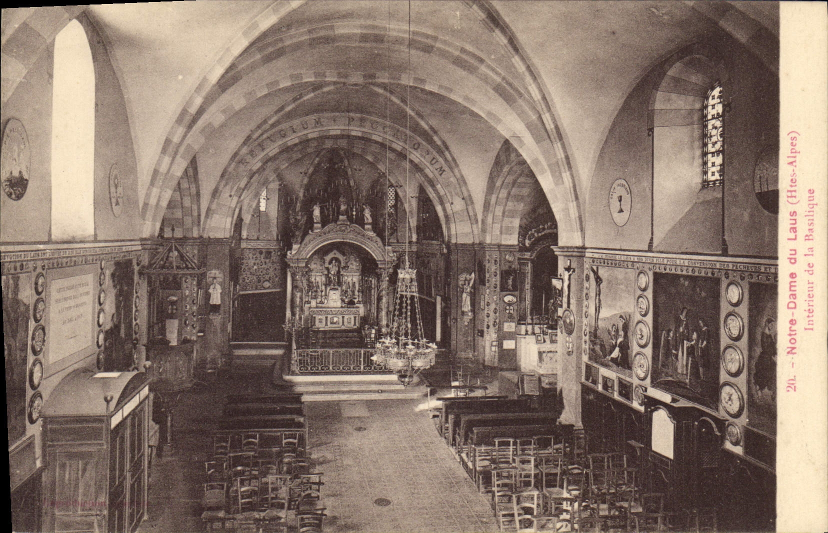 Intérieur de la Basilique Notre-Dame du Laus (Hies-Alpes) — éditeur anonyme, n° 20