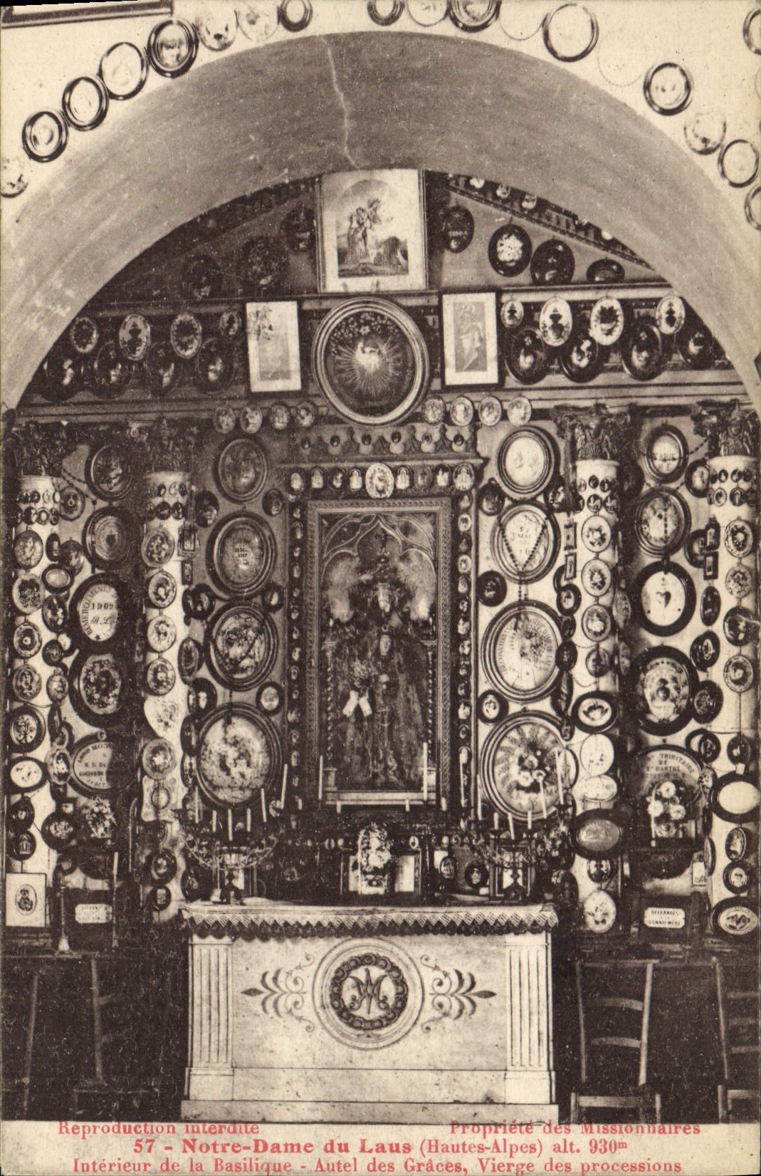 Nuestra Señora del Laus — Altar de las Gracias — Basílica, Altas Alpes