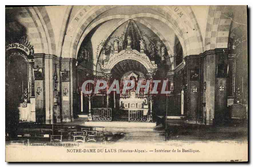 Notre-Dame du Laus (Hautes-Alpes) — Intérieur de la Basilique — A. Allemand, doct. — Gap (H.-A.)