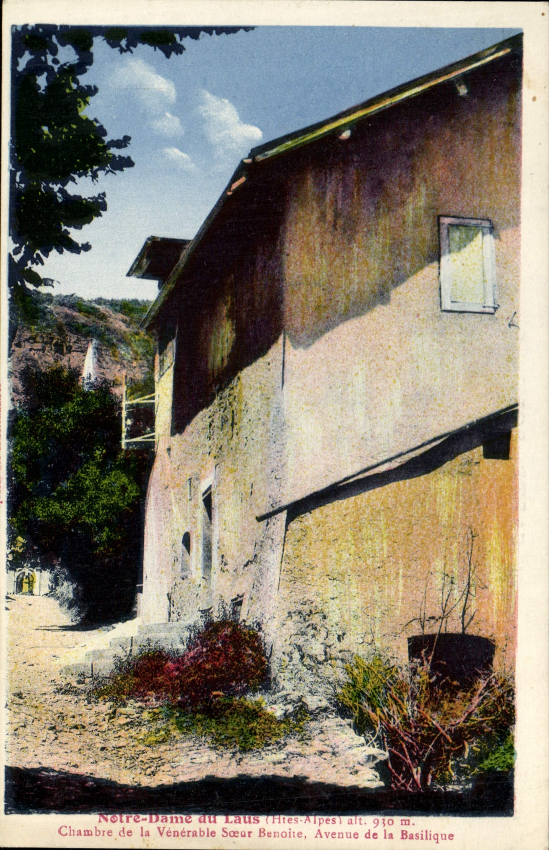 Chambre de la Vénérable Sœur Benoîte — Notre-Dame du Laus (Hautes-Alpes) alt. 930 m.