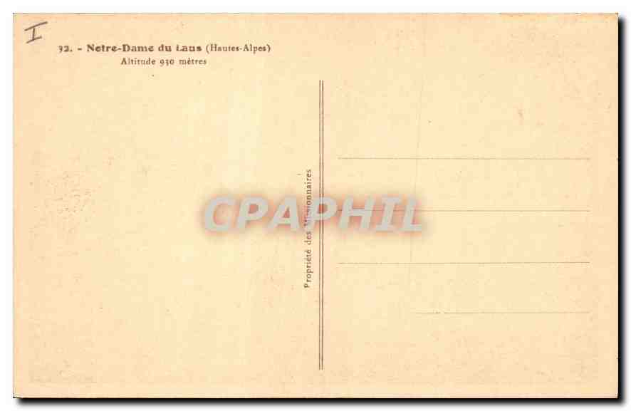 Chiesa di Notre-Dame du Laus — Alte Alpi — Proprietà dei Missionari — Verso