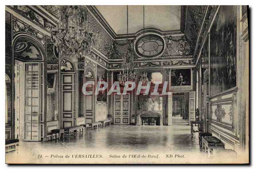 CPA Palais de Versailles Salon de l'Oeil de Boeuf 