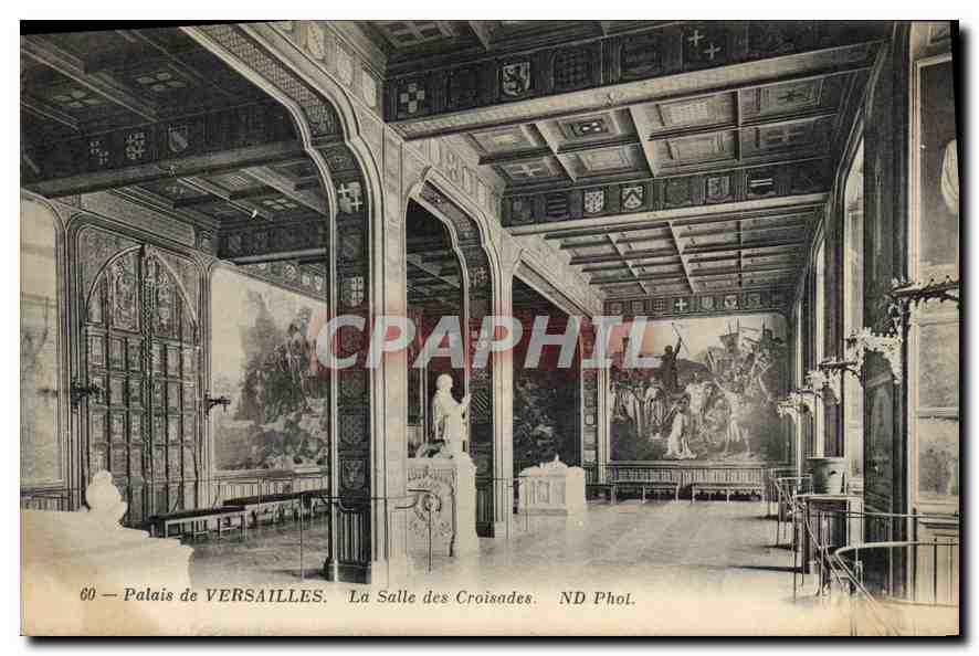 CPA Palais de Versailles La Salle des Croisades 