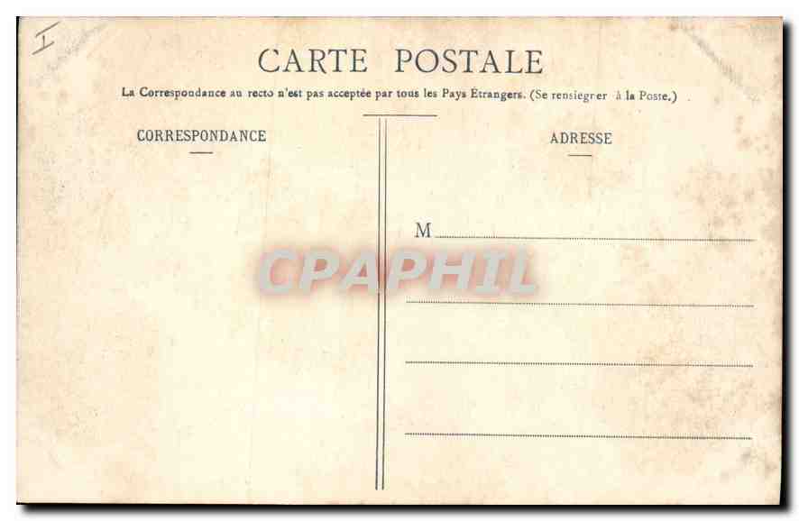 CPA Versailles Hameau de Marie Antoinette Le Presbytere  — Verso