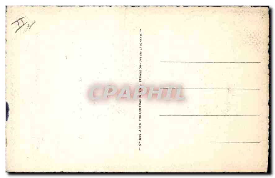 CPA Marie Antoinette d'Autriche  — Verso