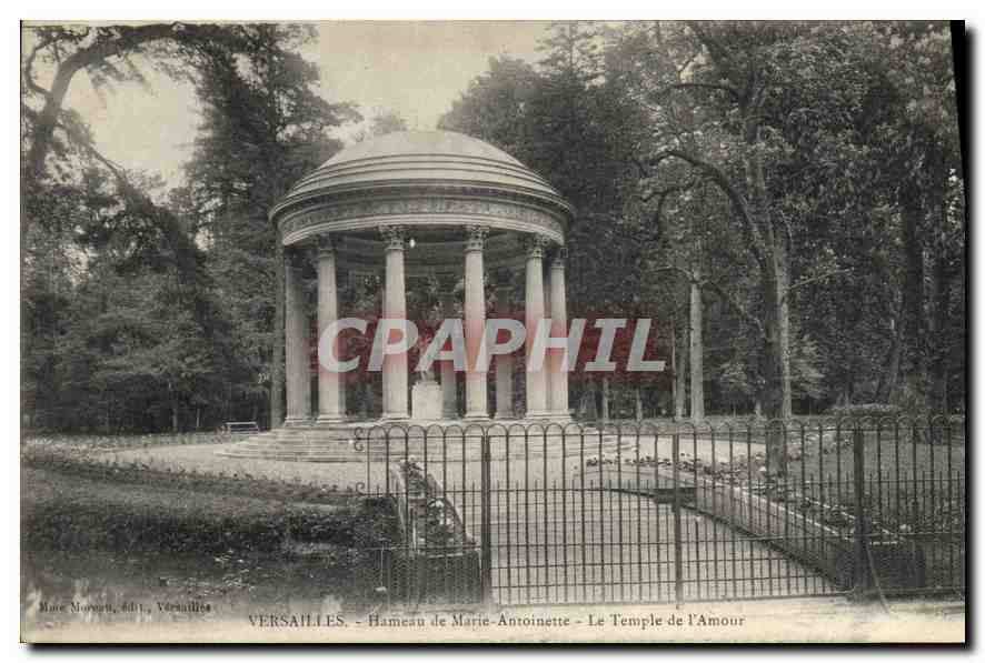 CPA Versailles Hameau de Marie Antoinette Le Temple de l'Amour 