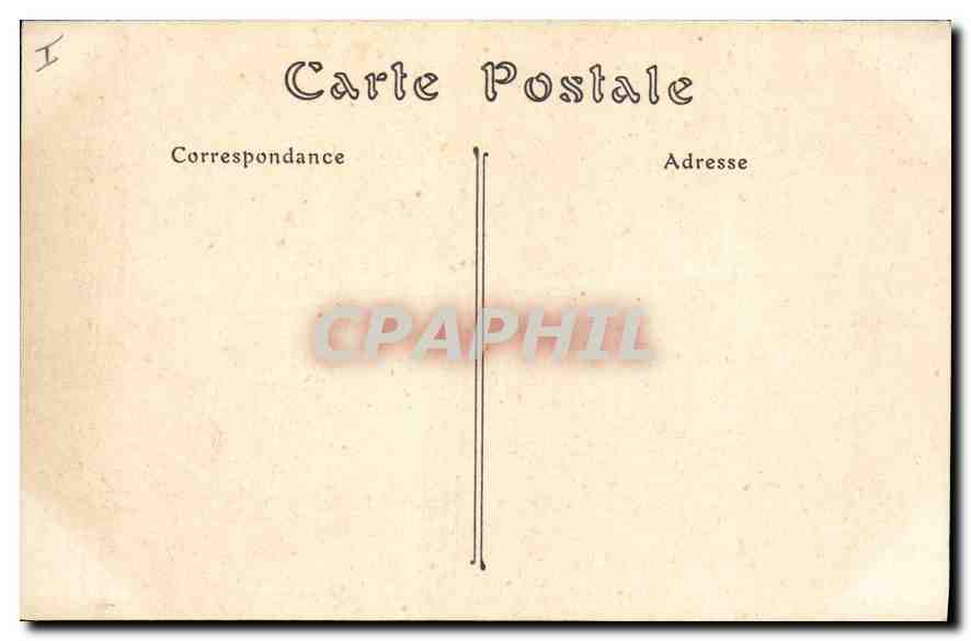 CPA Versailles Le Palais du Petit Trianon Cote du Parc  — Verso