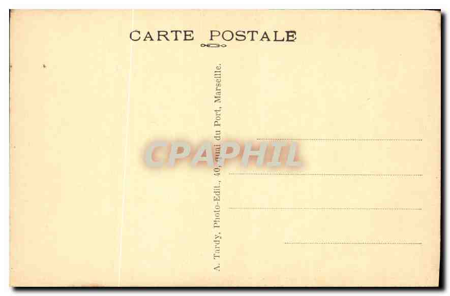 CPA Comeous B du R La place de l'Hotel de Ville  — Verso