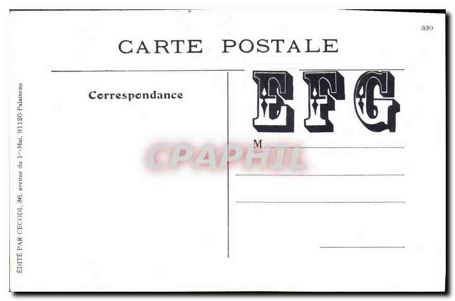 La Rochelle — Embarquement de Forçats et Récidivistes Pour Saint-Martin — Éditeur EFG, n° 144 — Back