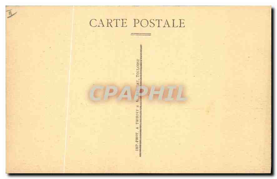 CPA Montlucon Vue generale prise du Vieux Chateau  — Rückseite