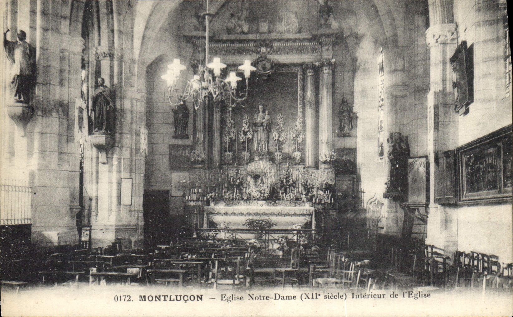 Montluçon — Église Notre-Dame (XIIe siècle) — Intérieur de l'Église — G. Chaumont, Montluçon