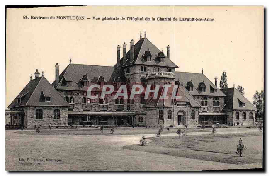 CPA Environs de Mountlucon Vue generale de l'Hopital de la Charite de Lavault Ste Anne 