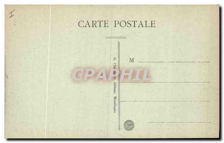 Hospice-Hôpital de la Charité au Bois de la Brosse — Commune de Lavault-St-Anne, près Montluçon — éditeur G. Chambon, Montluçon, n° 396 bis — Reverso