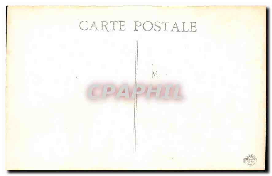 CPA Marseille Rue Noailles Tramway — Verso
