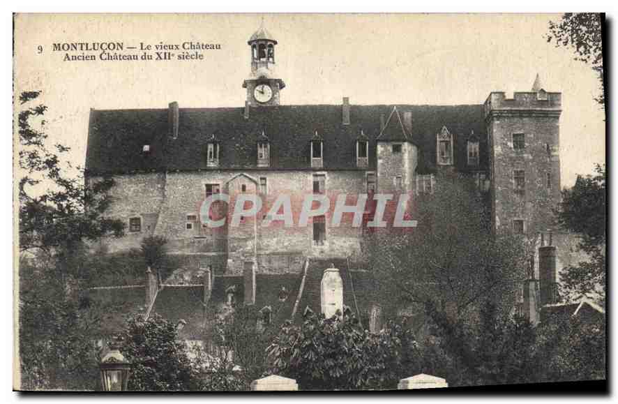 CPA Montlucon Le vieux Chateau Ancien Chateau 