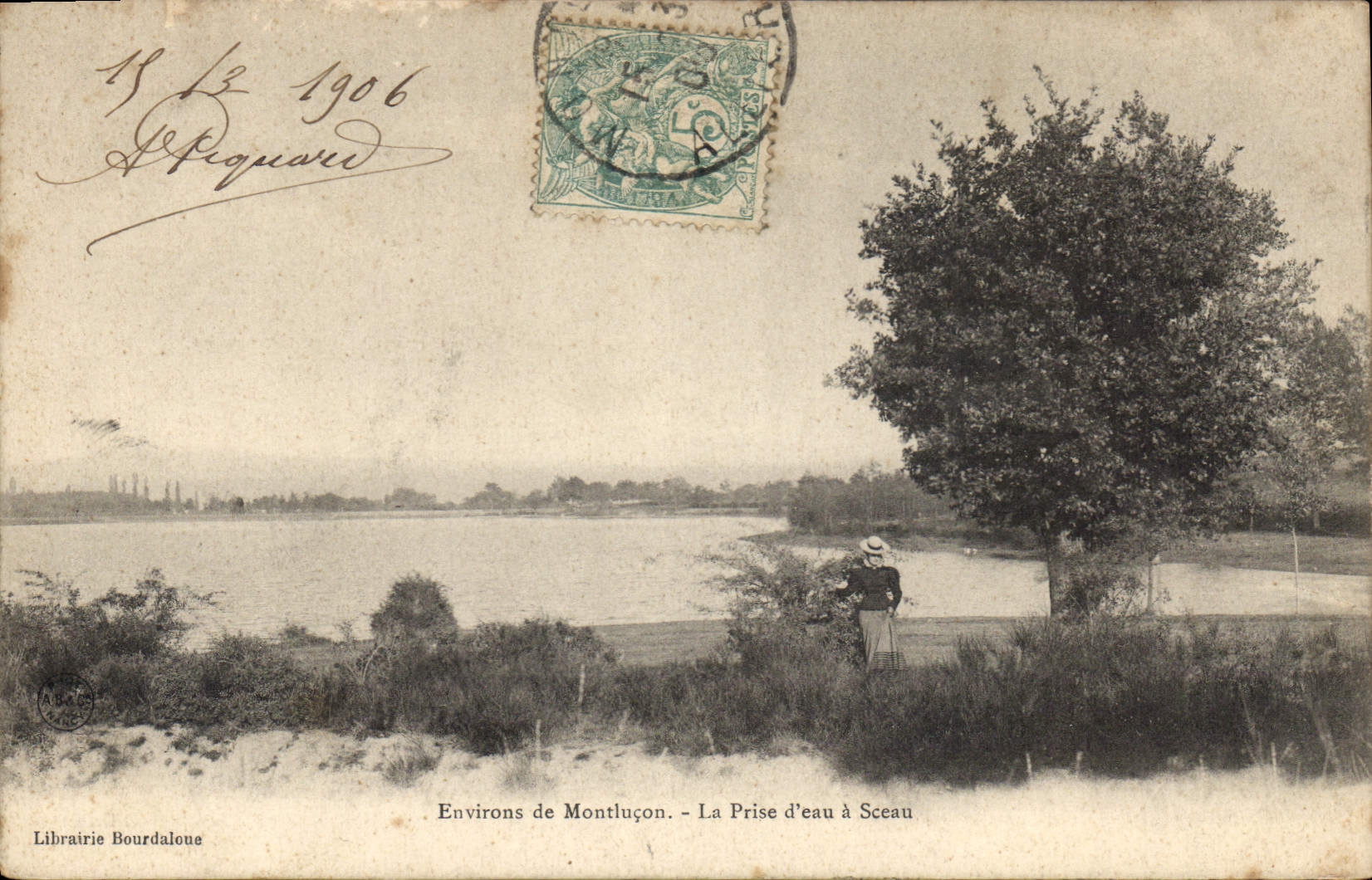 CPA Environs de Mountlicon La Prise d'eau a Sceau 