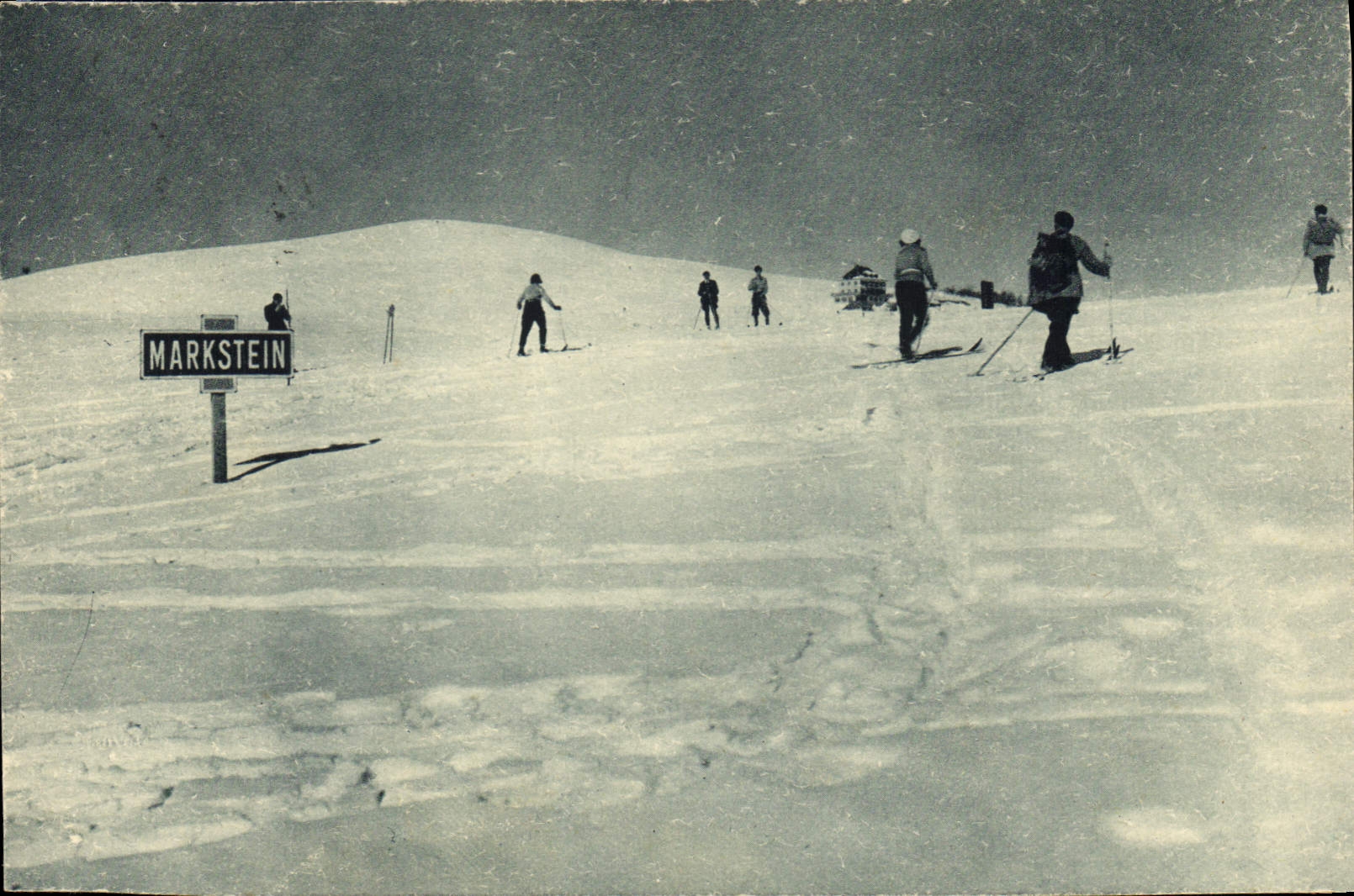 Markstein — Champ de ski du Jungfrauplatz — Hôtel du Markstein, Braun & Cie, Imp.-Edit. Mulhouse-Dornach