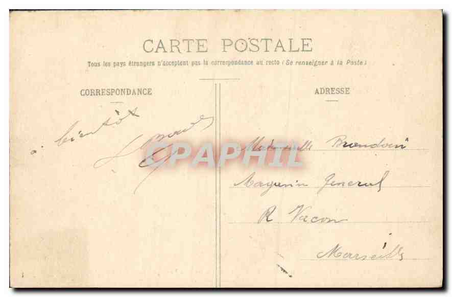 CPA Nancy Plave Stanislas  — Rückseite