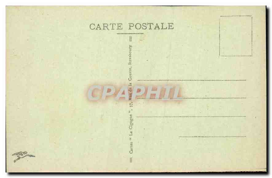 CPA Vallee de la Doller Route de Sewen au Reservoir deaifeld  — Rückseite