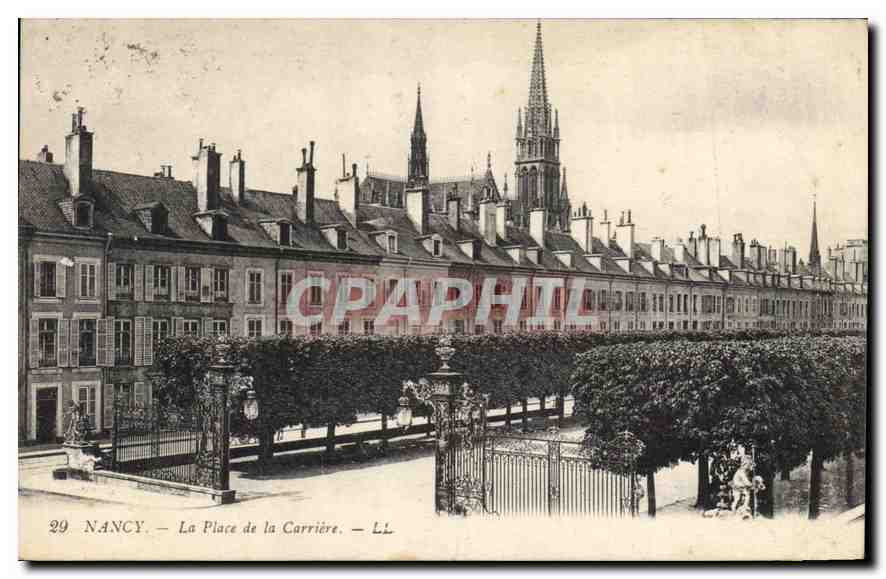 CPA Nancy La Place de la Carriere 