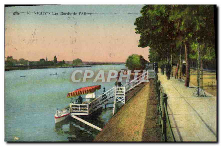 CPA Vichy Les Bords d l'Allier 