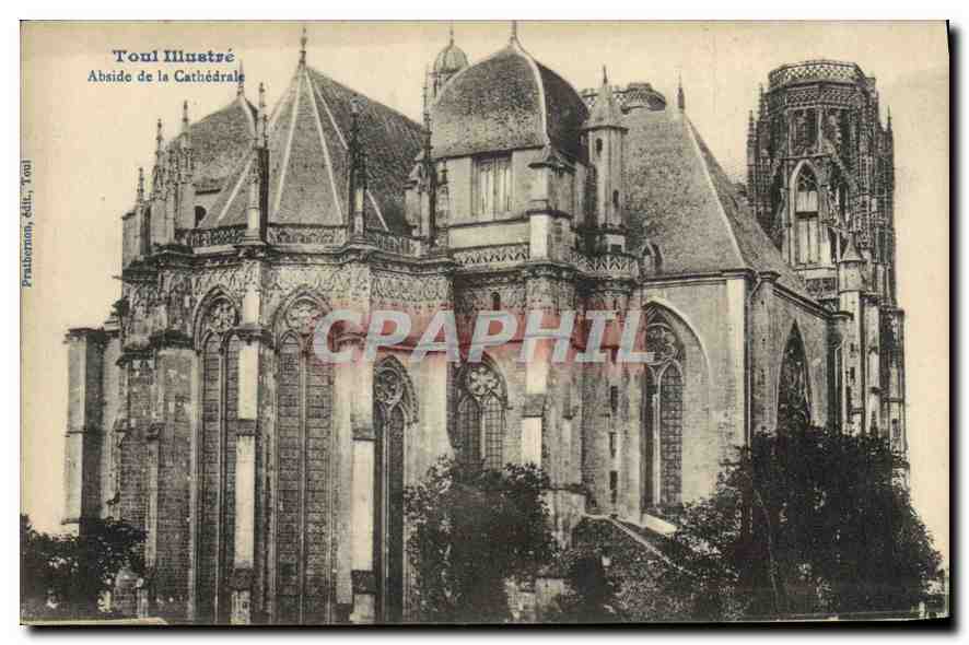 CPA Toul Illustre Abside de la Cathedrale 