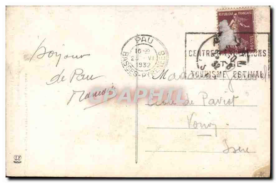 Le château - Le berceau d'Henri IV — Pau, Basses-Pyrénées — Phototypie Labouche Frères, Toulouse, n°61 — Reverso