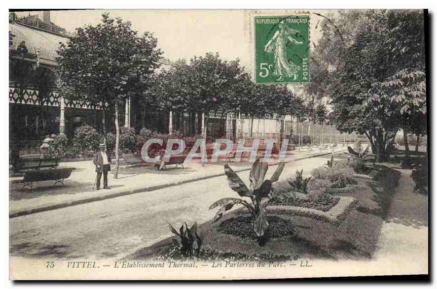 CPA Vittel l'Etablissement Thermal Les Partierres du Parc 