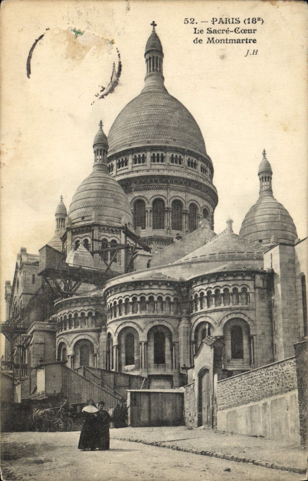 CPA Paris Le Sacre Coeur de Montmartre 