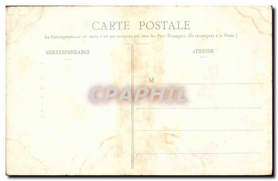 CPA Costumes de Savoie Lanslebourg  — Rückseite