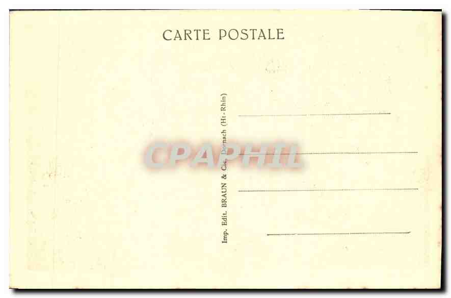 CPA Colmar Eglise St Martin Les Trois autels du Choeur  — Rückseite