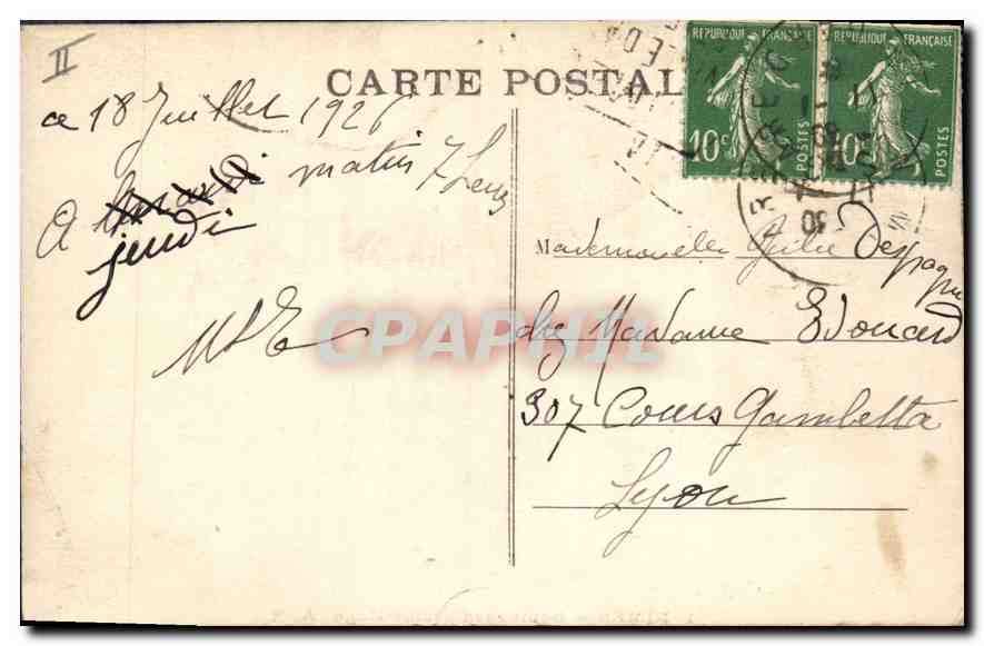 Nîmes — Boulevard Victor-Hugo — A. R. — Rückseite