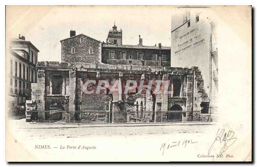 CPA Nimes La Porte d'Auguste 